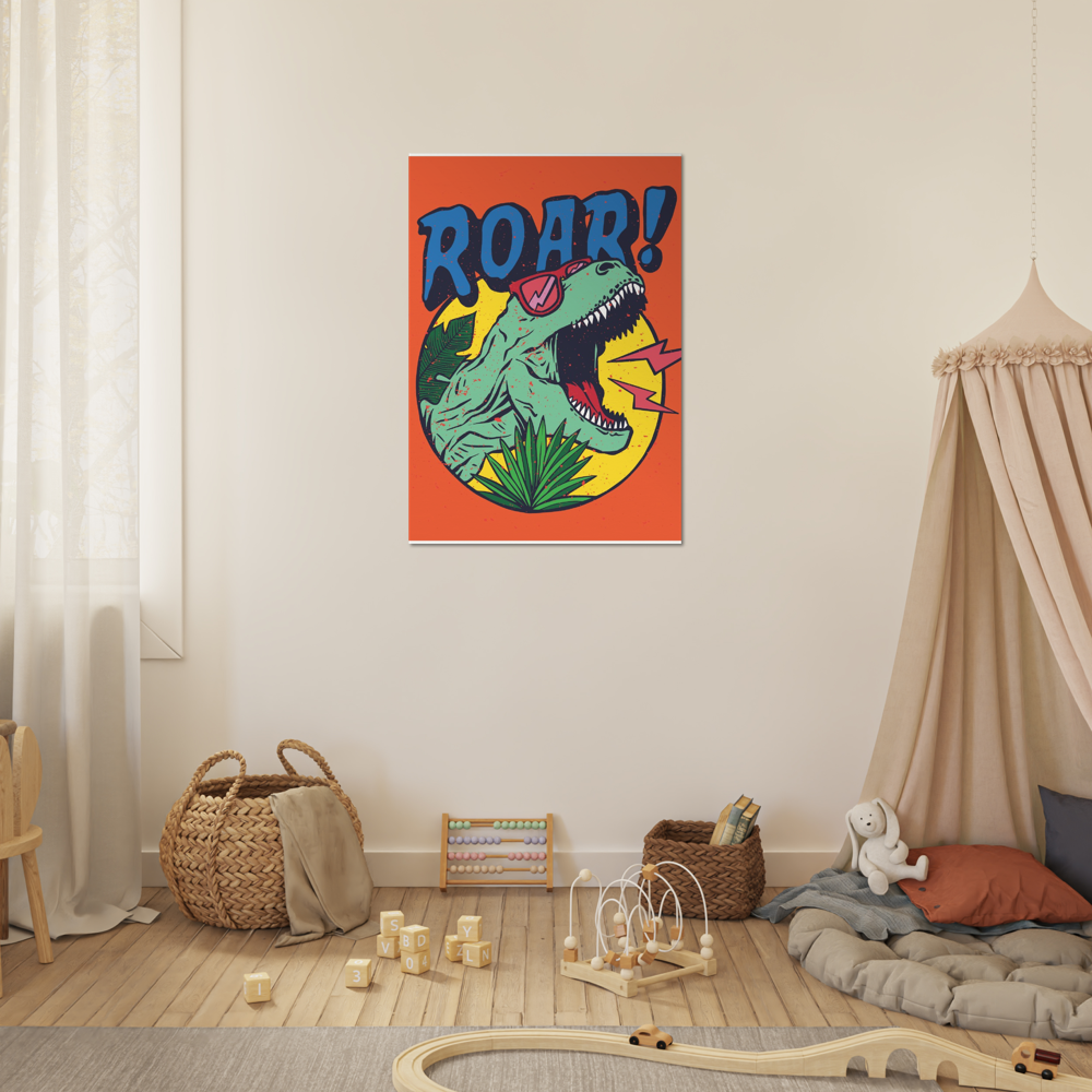 Cool t-Rex Museum-Quality Matte Paper Poster