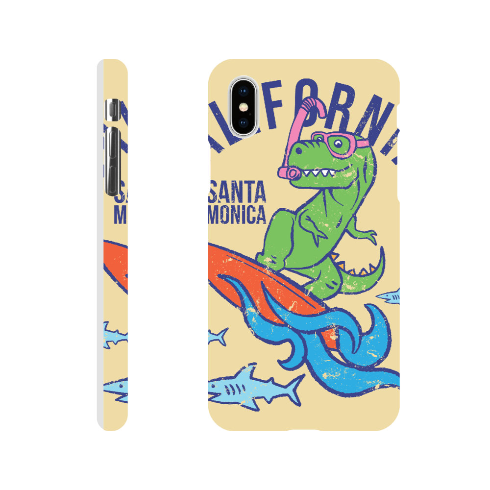 Surfing t-Rex Slim phone case Christmas gift