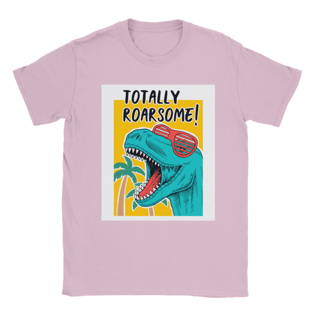 Totally roarsome t-Rex kids dinosaur T-shirt