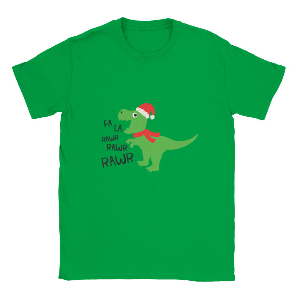 Singing dinosaur kids Christmas t-shirt