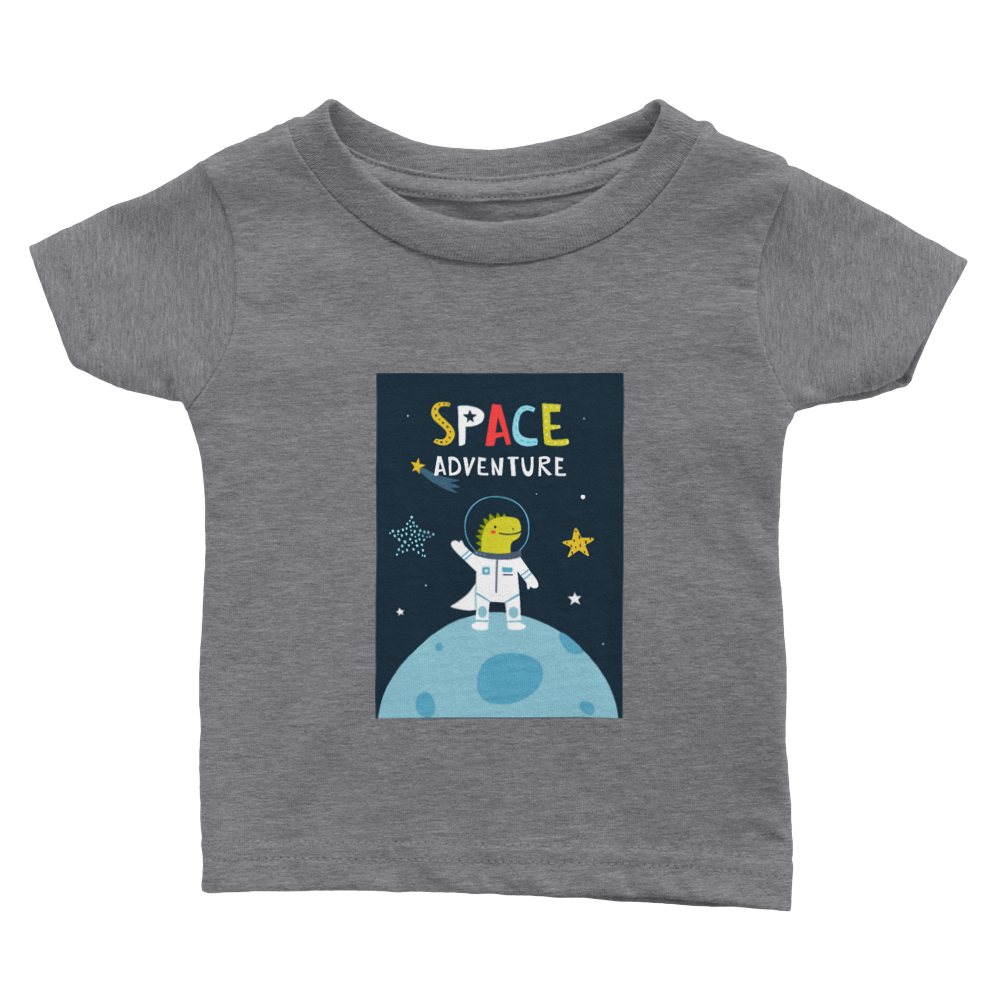 Space adventure dinosaur Baby T-shirt