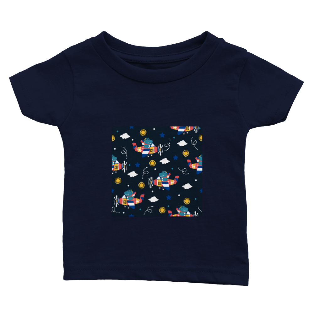 Dinosaur pilot Baby T-shirt