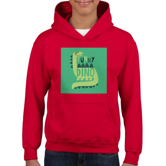 Funny dinosaur Kids Pullover Hoodie