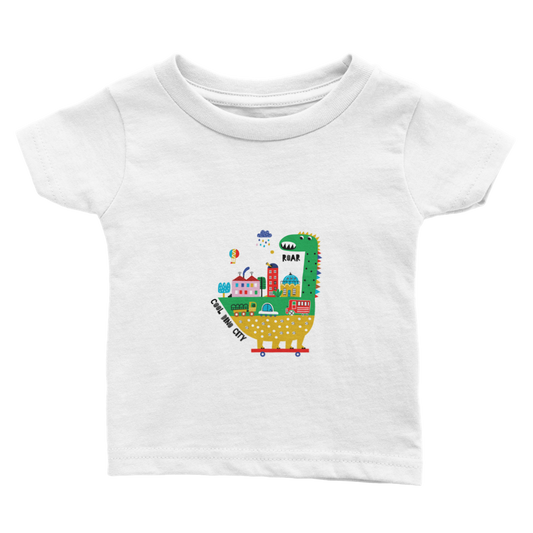 Dinosaur city Baby T-shirt