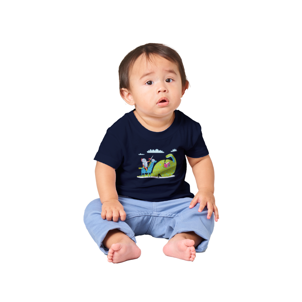 Dinosaur knight Baby T-shirt