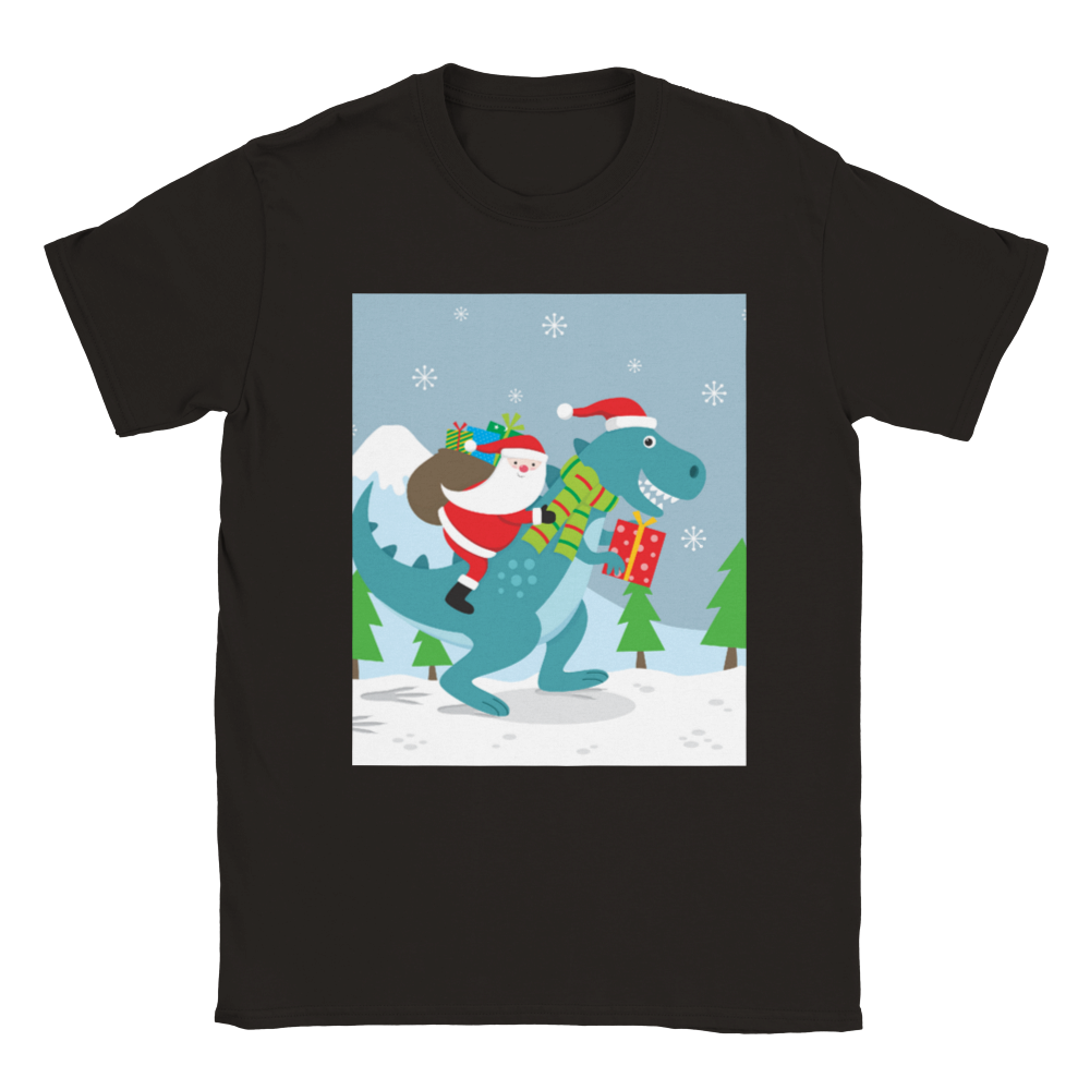 T-Rex kids Christmas T-shirt