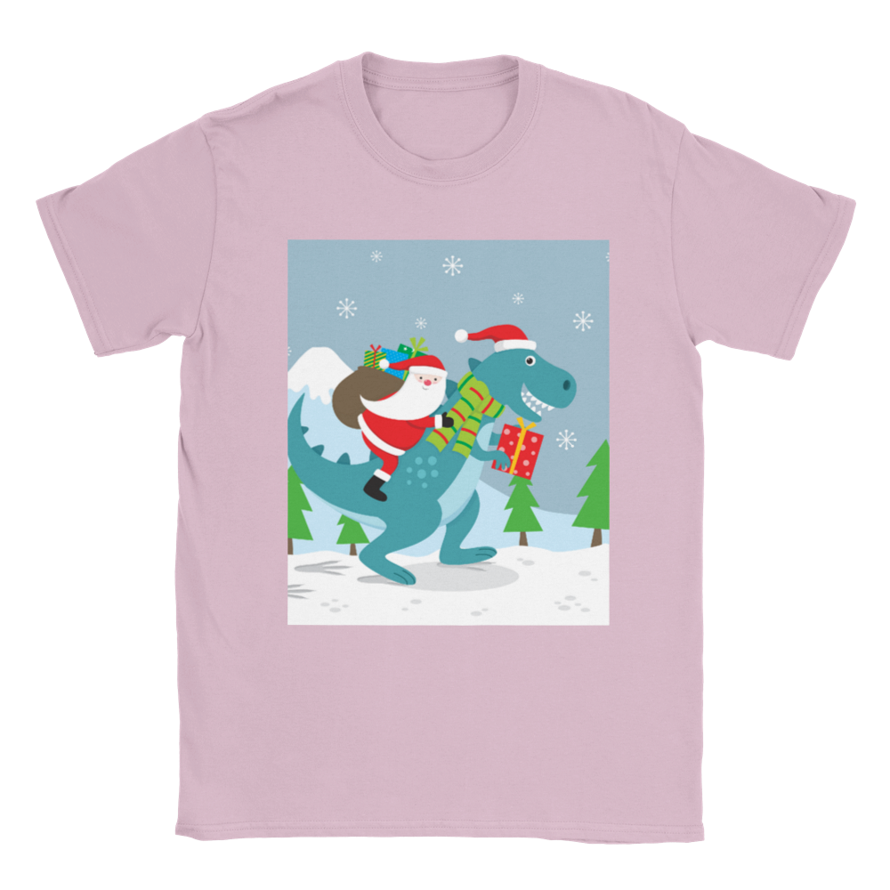 T-Rex kids Christmas T-shirt