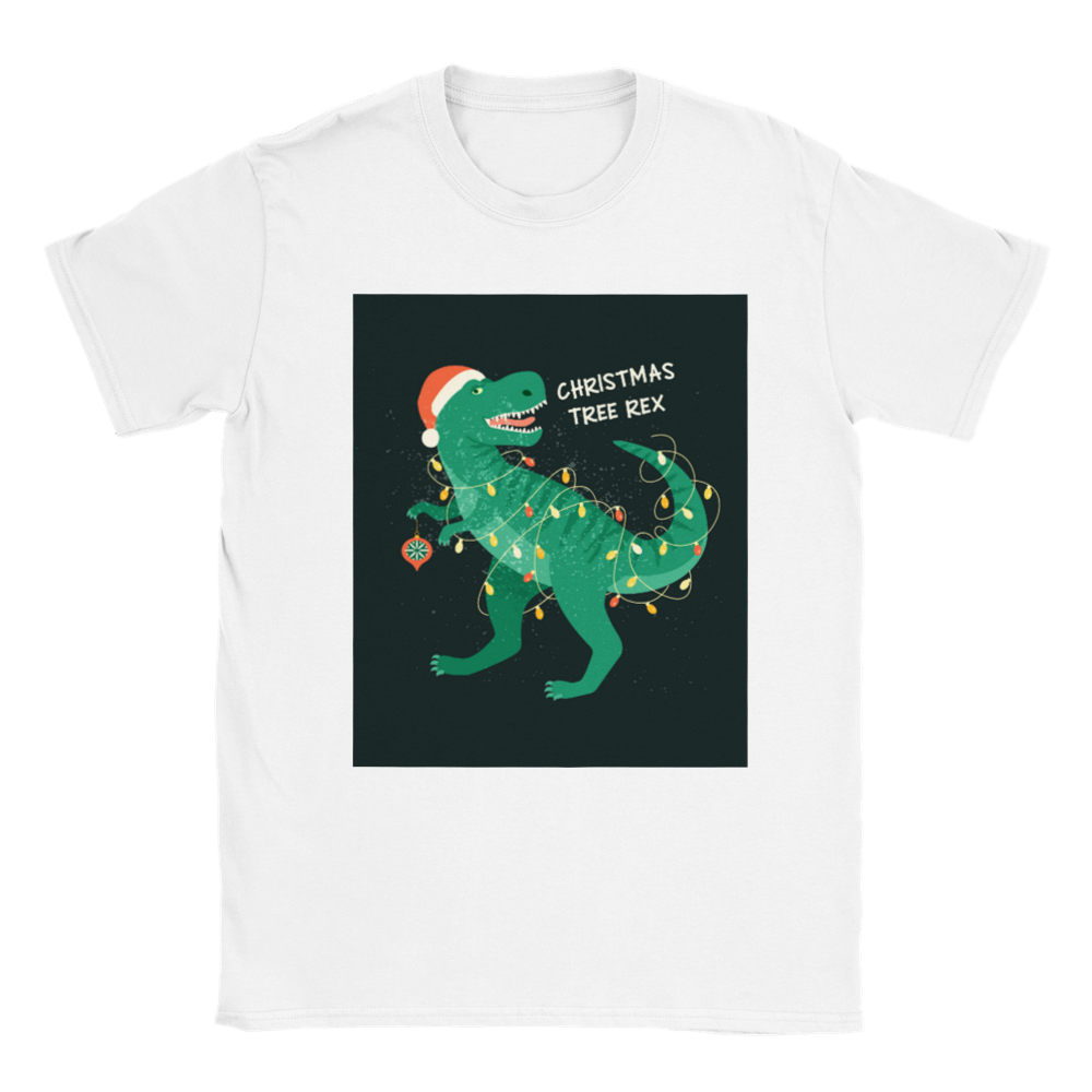 Tree Rex kids Christmas T-shirt