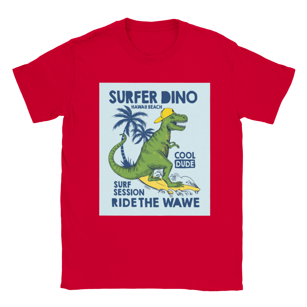 Surfer Dino Kids dinosaur T-shirt