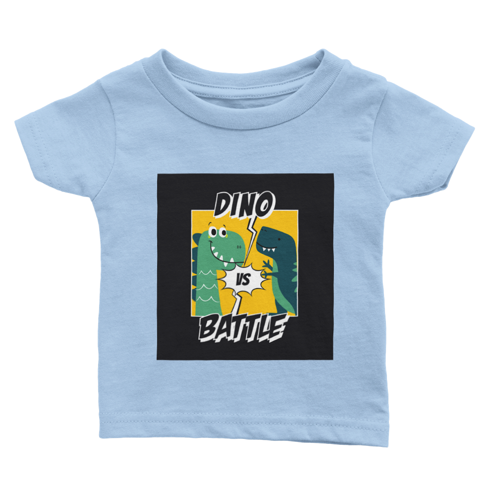 Dinosaur battle Baby T-shirt