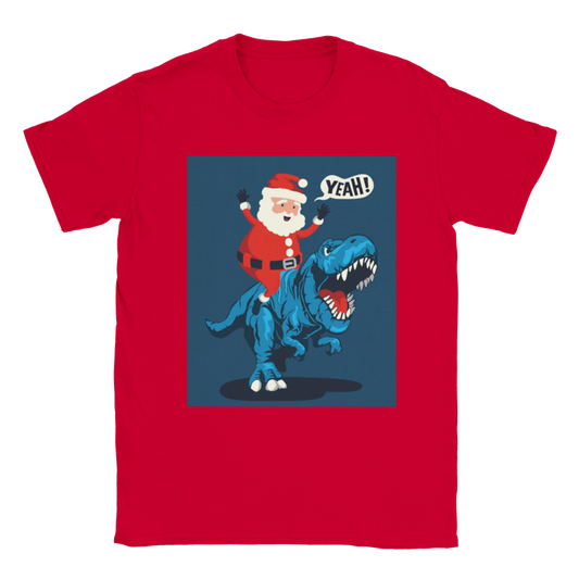 Wild Santa kids Christmas T-shirt