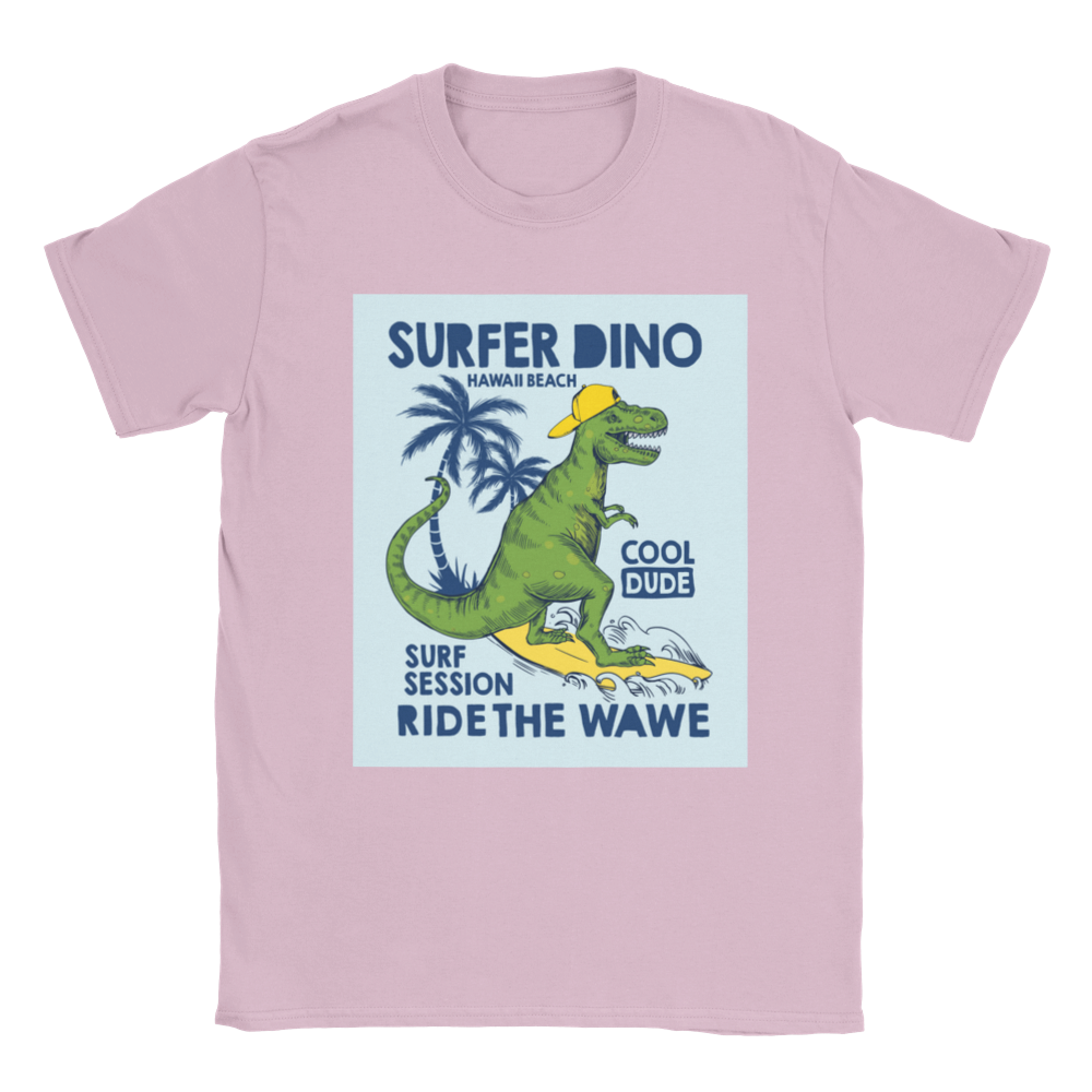 Surfer Dino Kids dinosaur T-shirt