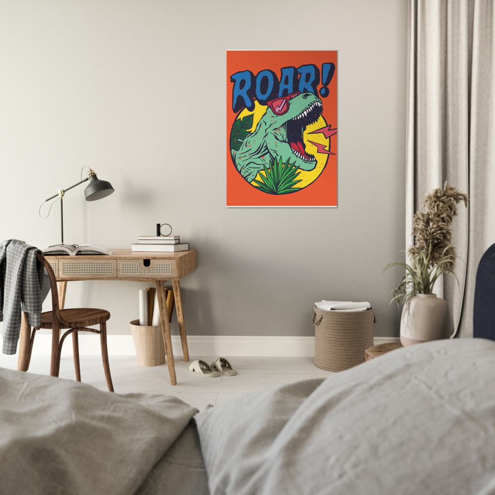 Cool t-Rex Museum-Quality Matte Paper Poster