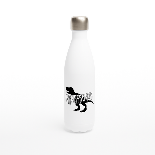 Mamasuras White 17oz Stainless Steel Water Bottle Christmas gift