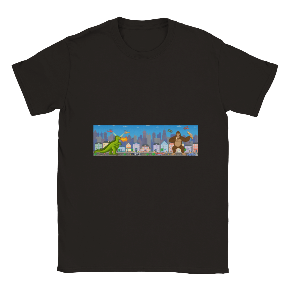 King Kong vs Godzilla Kids dinosaur T-shirt