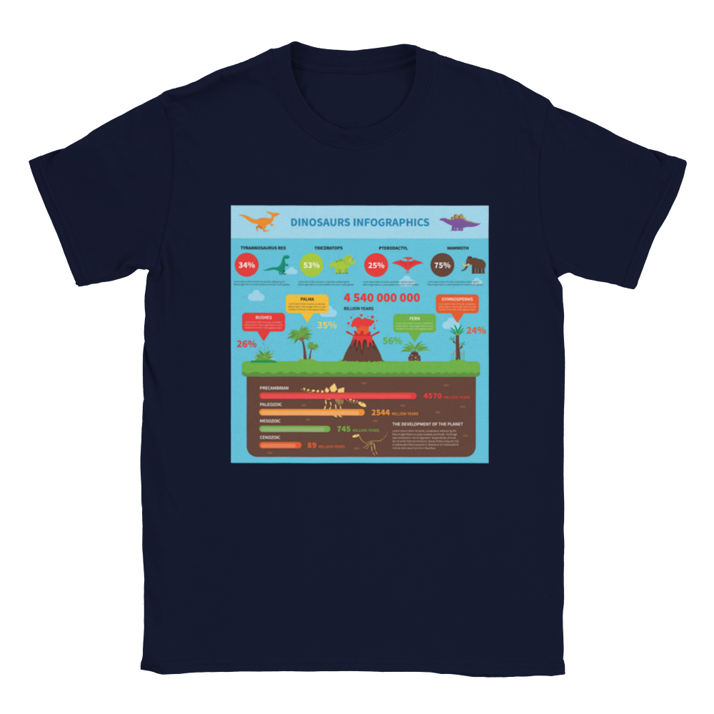 Dinosaur evolution Kids T-shirt