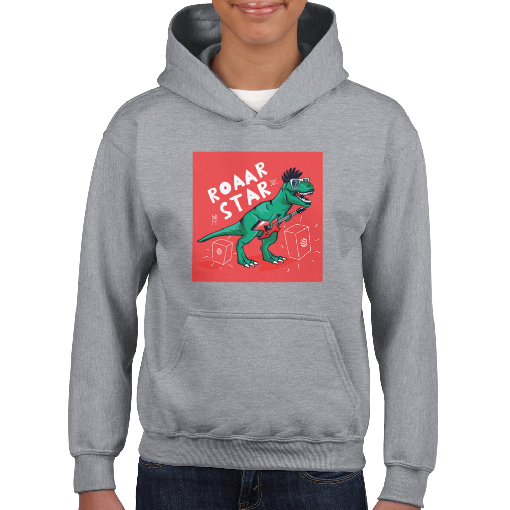 Roarsome T-Rex Kids Pullover Hoodie