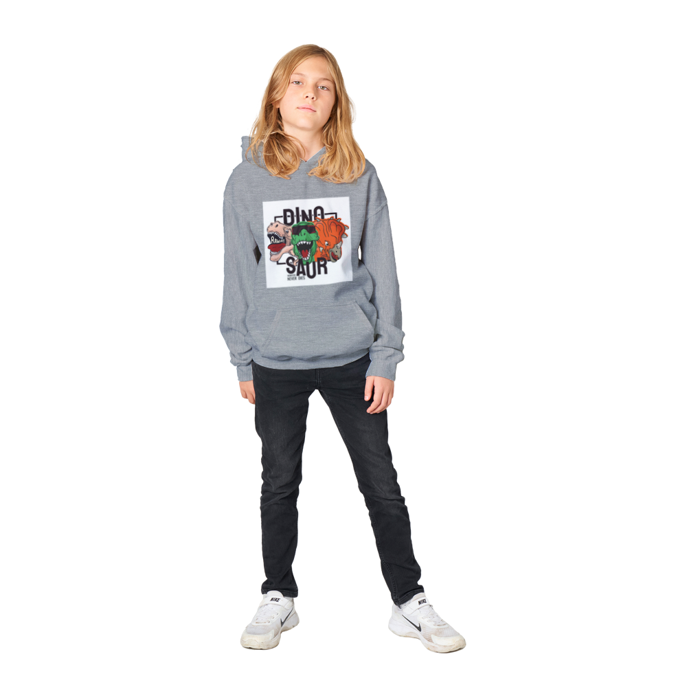 Dinosaur Kids Pullover Hoodie