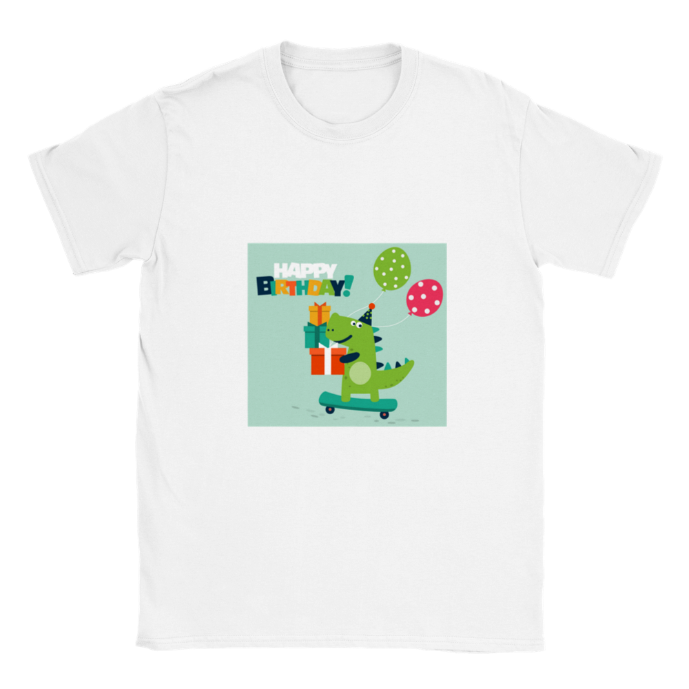 Happy birthday Kids dinosaur T-shirt