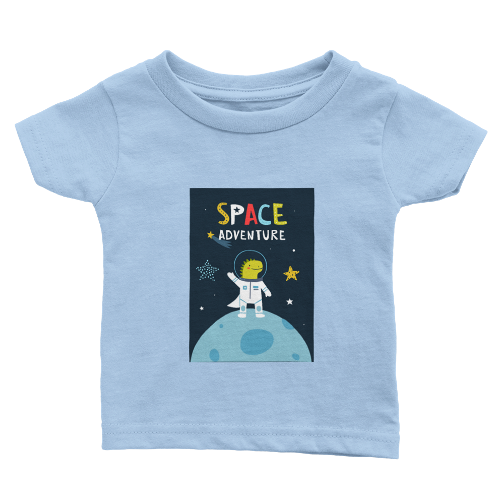 Space adventure dinosaur Baby T-shirt