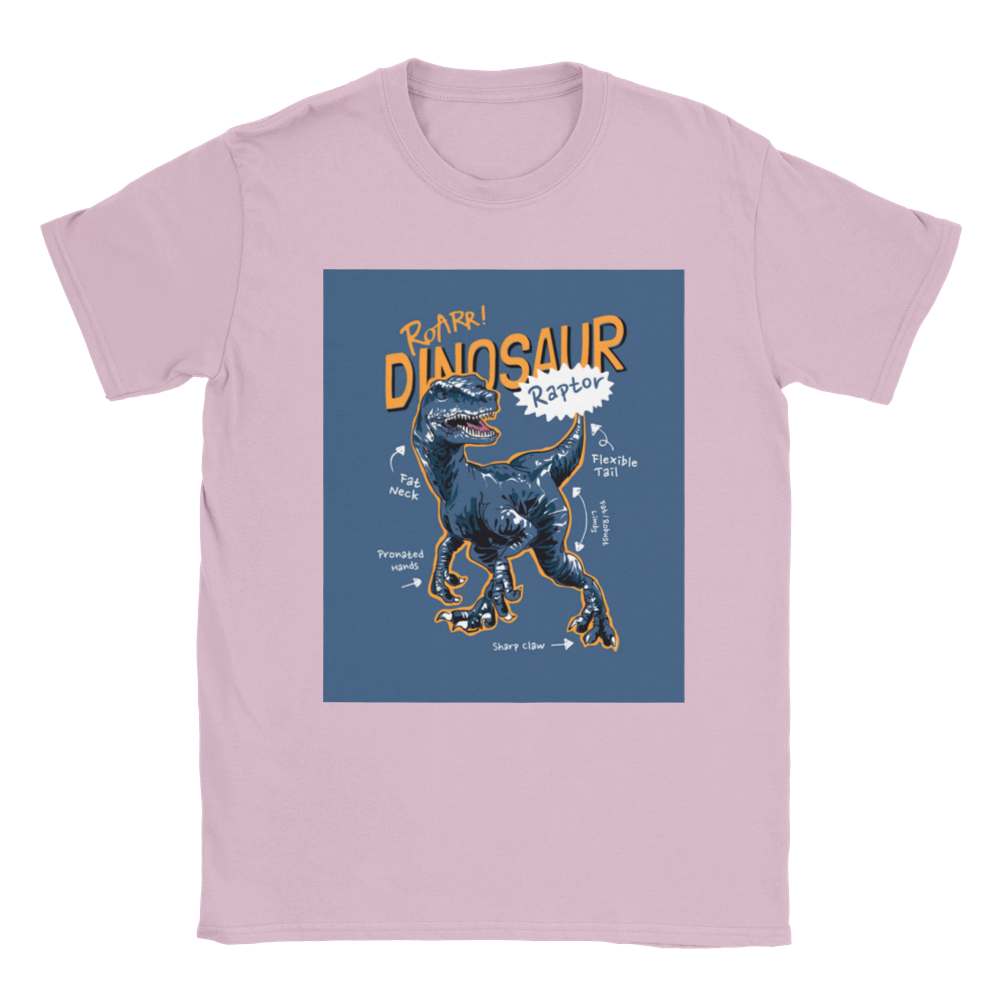 Velociraptor Kids Dinosaur T-shirt