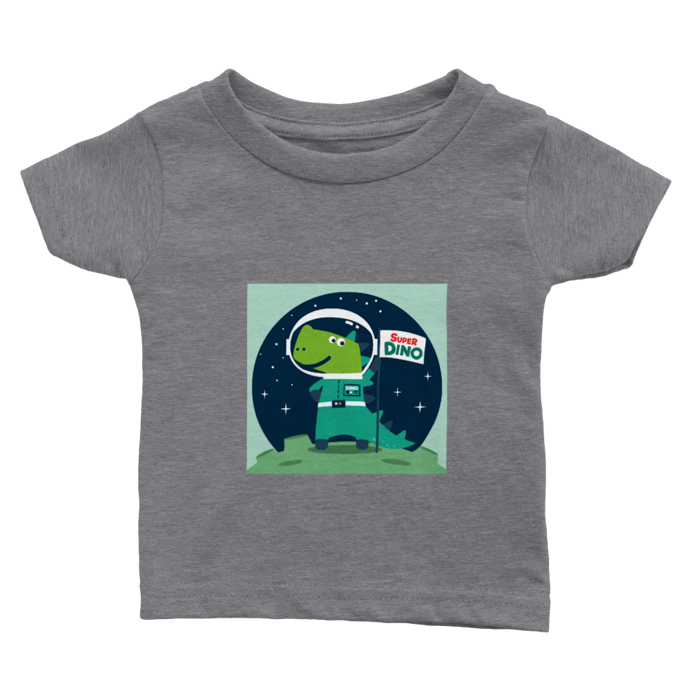 Super space dinosaur Baby T-shirt