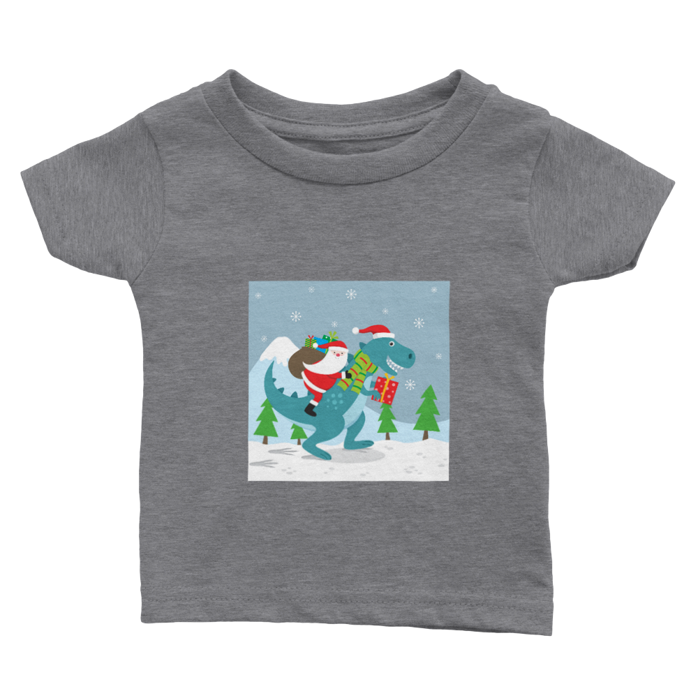 T-Rex Baby Christmas T-shirt