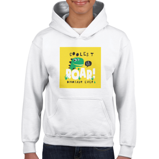 Cool dinosaur Kids Pullover Hoodie