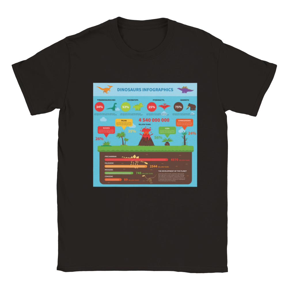 Dinosaur evolution Kids T-shirt