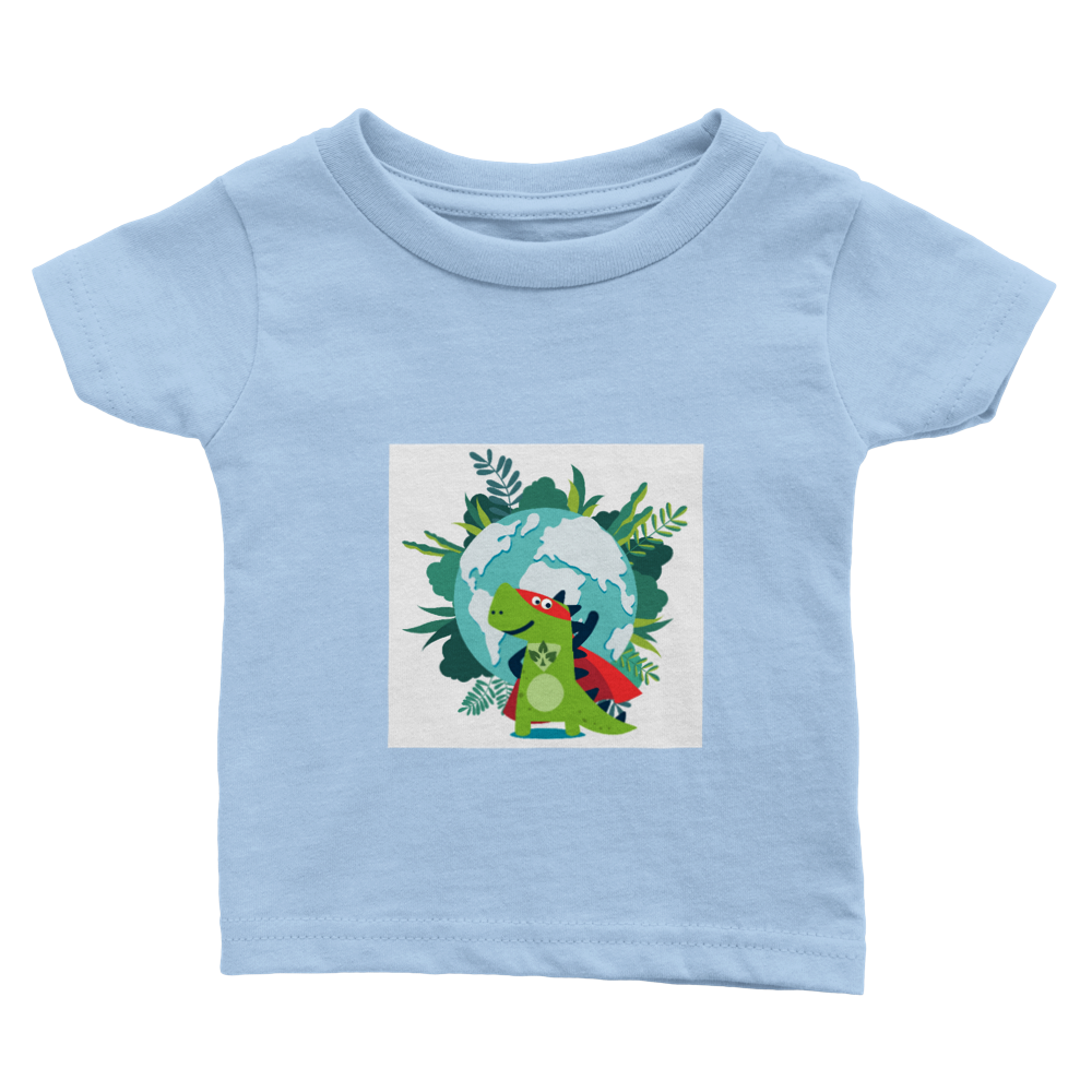 Superhero dinosaur baby T-shirt