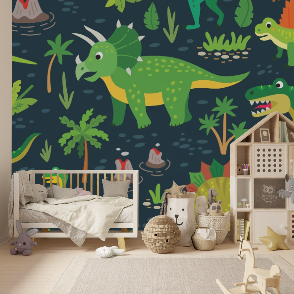 Cute triceratops kid Dinosaur Wallpaper