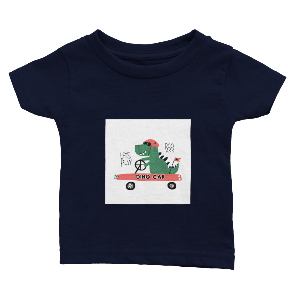 Dino car Baby T-shirt