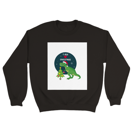 T-Rex Kids Christmas jumper