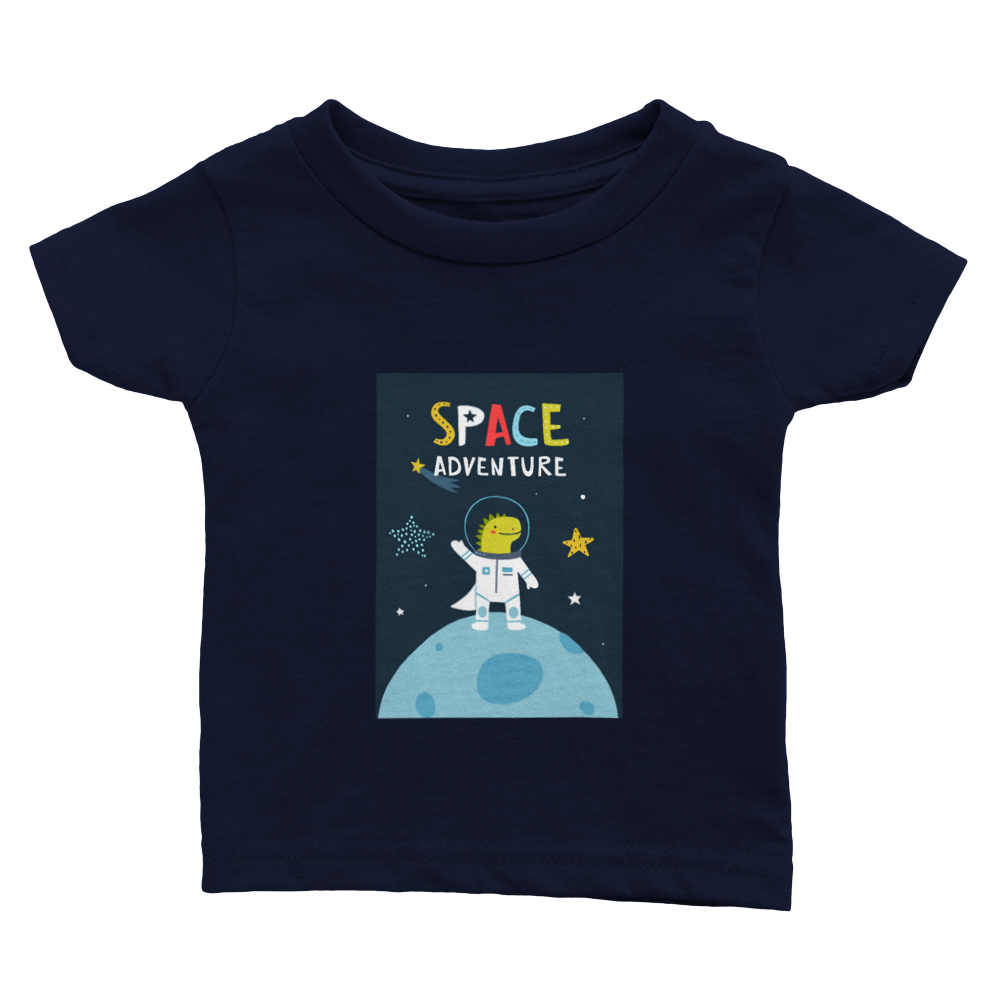 Space adventure dinosaur Baby T-shirt