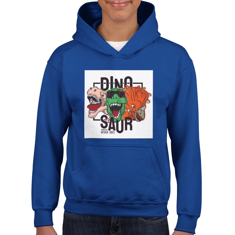 Dinosaur Kids Pullover Hoodie