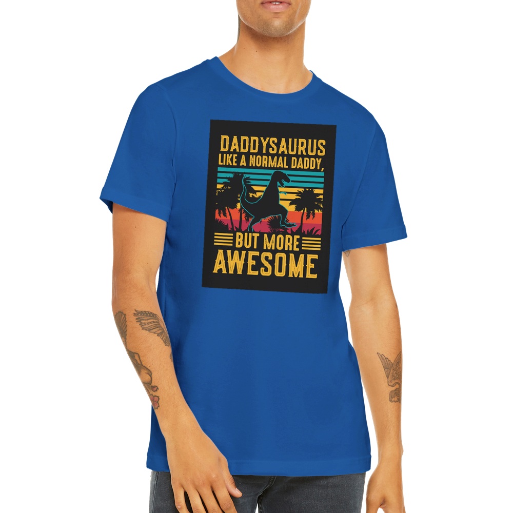 Daddysaurus Premium Crewneck T-shirt Christmas gift