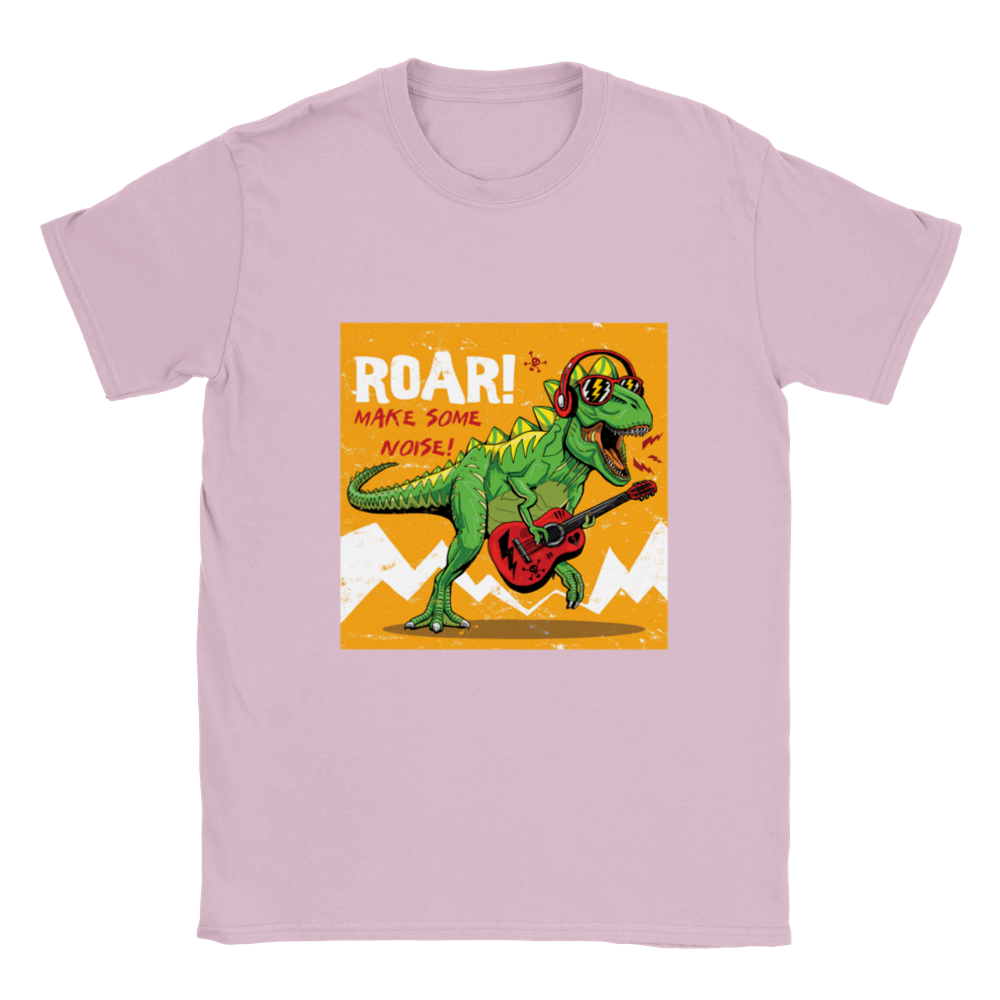 Make some noise kids dinosaur T-shirt