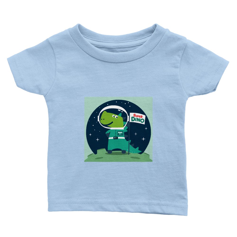 Super space dinosaur Baby T-shirt