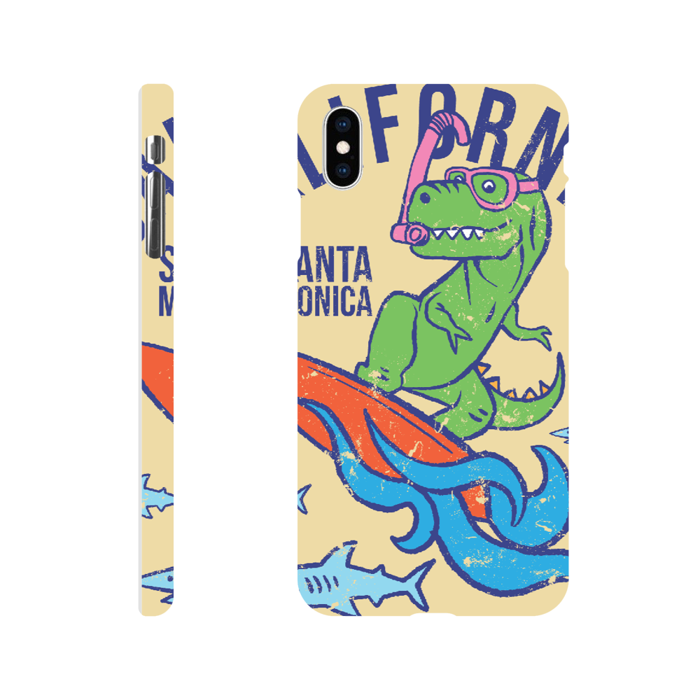 Surfing t-Rex Slim phone case Christmas gift