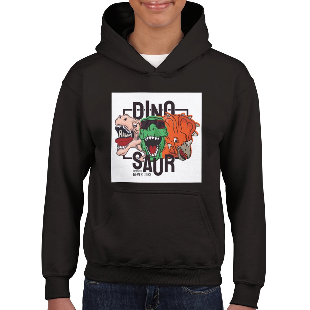 Dinosaur Kids Pullover Hoodie