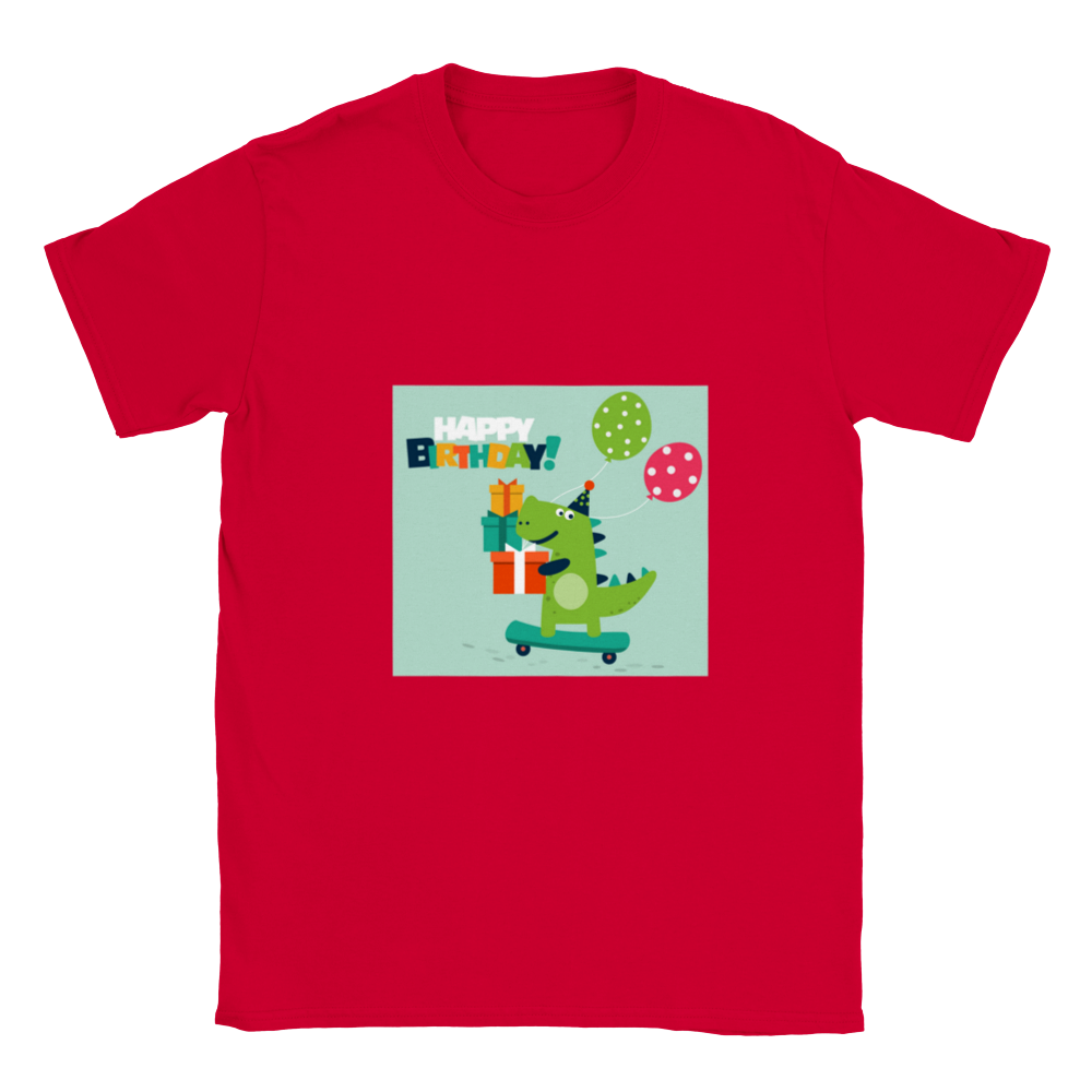 Happy birthday Kids dinosaur T-shirt