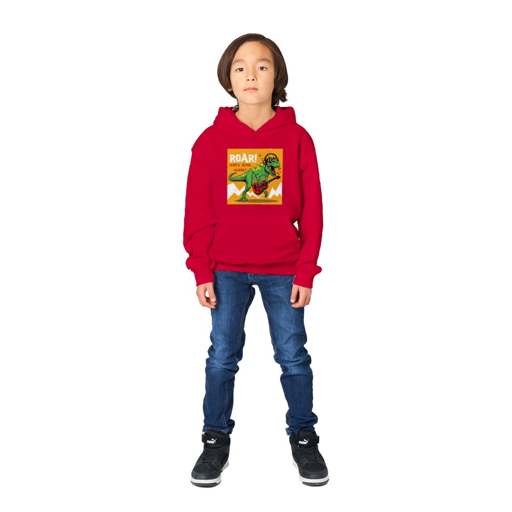 T-Rex Kids Pullover Hoodie