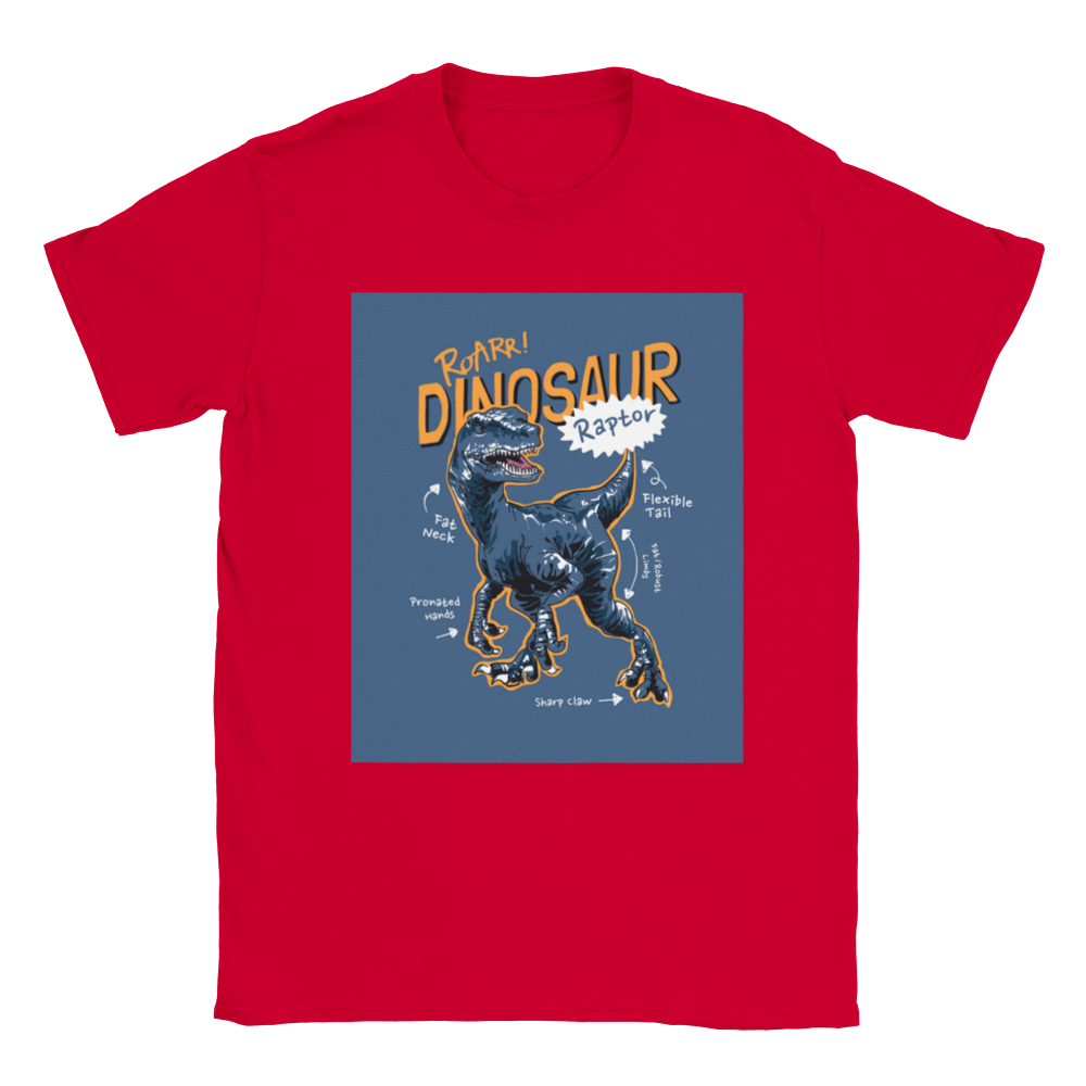 Velociraptor Kids Dinosaur T-shirt