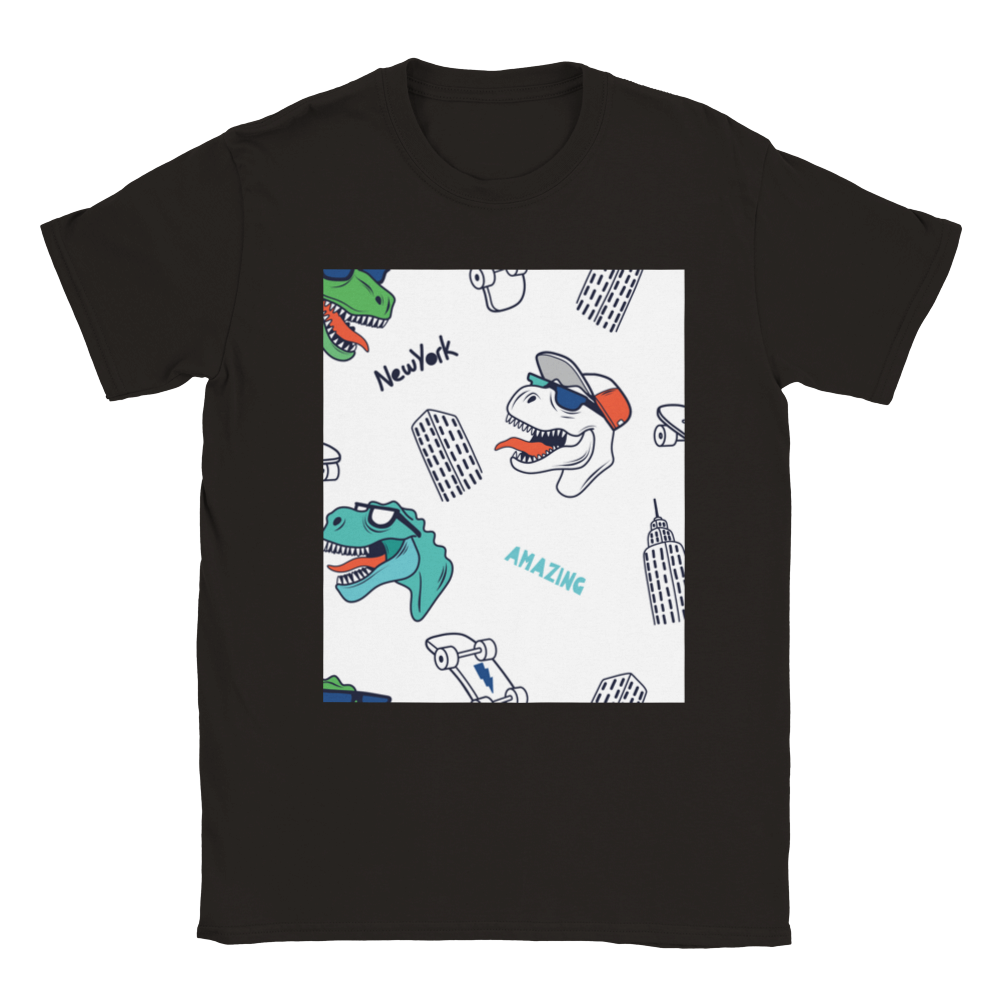 Kids New York dinosaur T-shirt