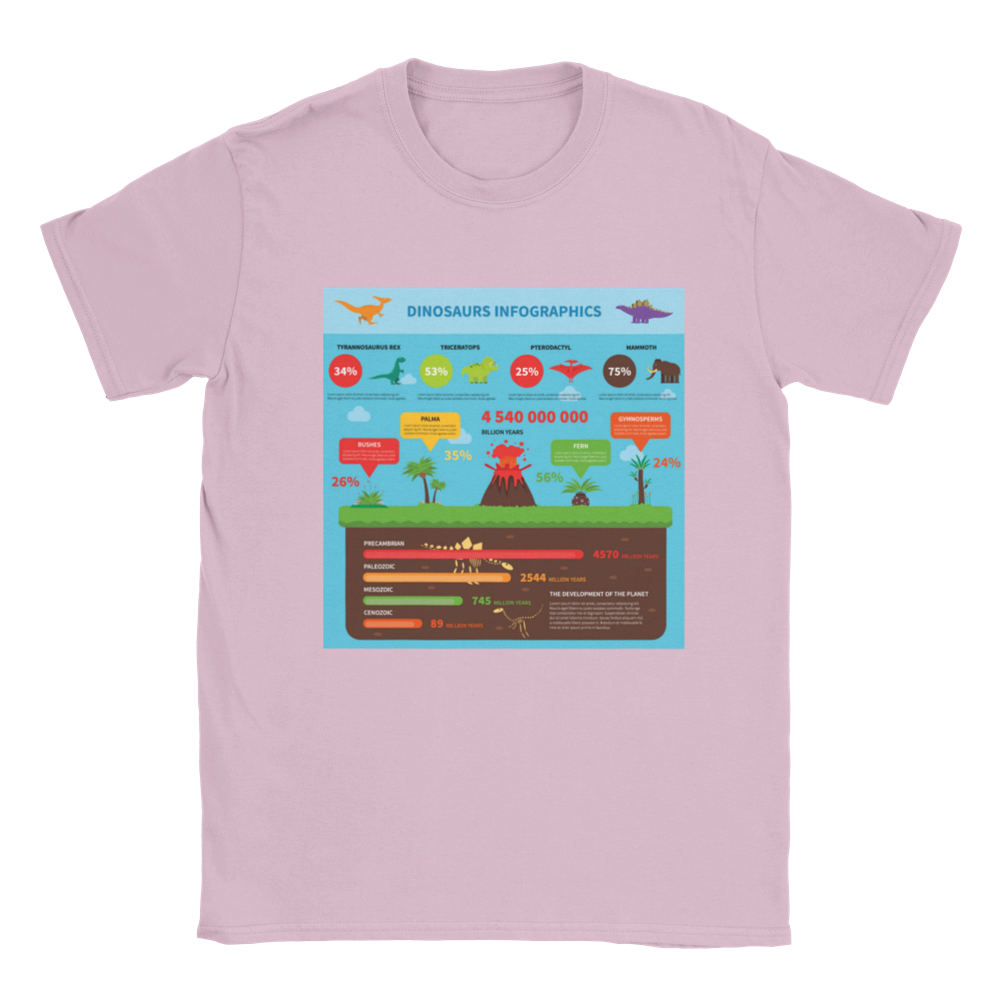 Dinosaur evolution Kids T-shirt