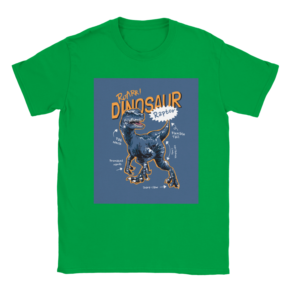 Velociraptor Kids Dinosaur T-shirt