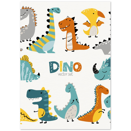 Dino Museum-Quality Matte Paper Poster