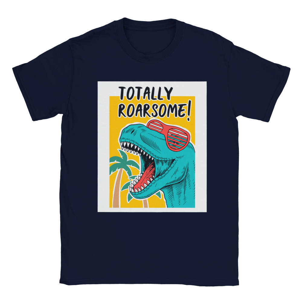 Totally roarsome t-Rex kids dinosaur T-shirt