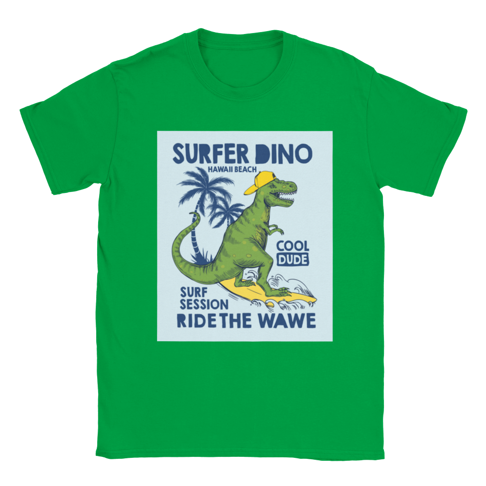 Surfer Dino Kids dinosaur T-shirt