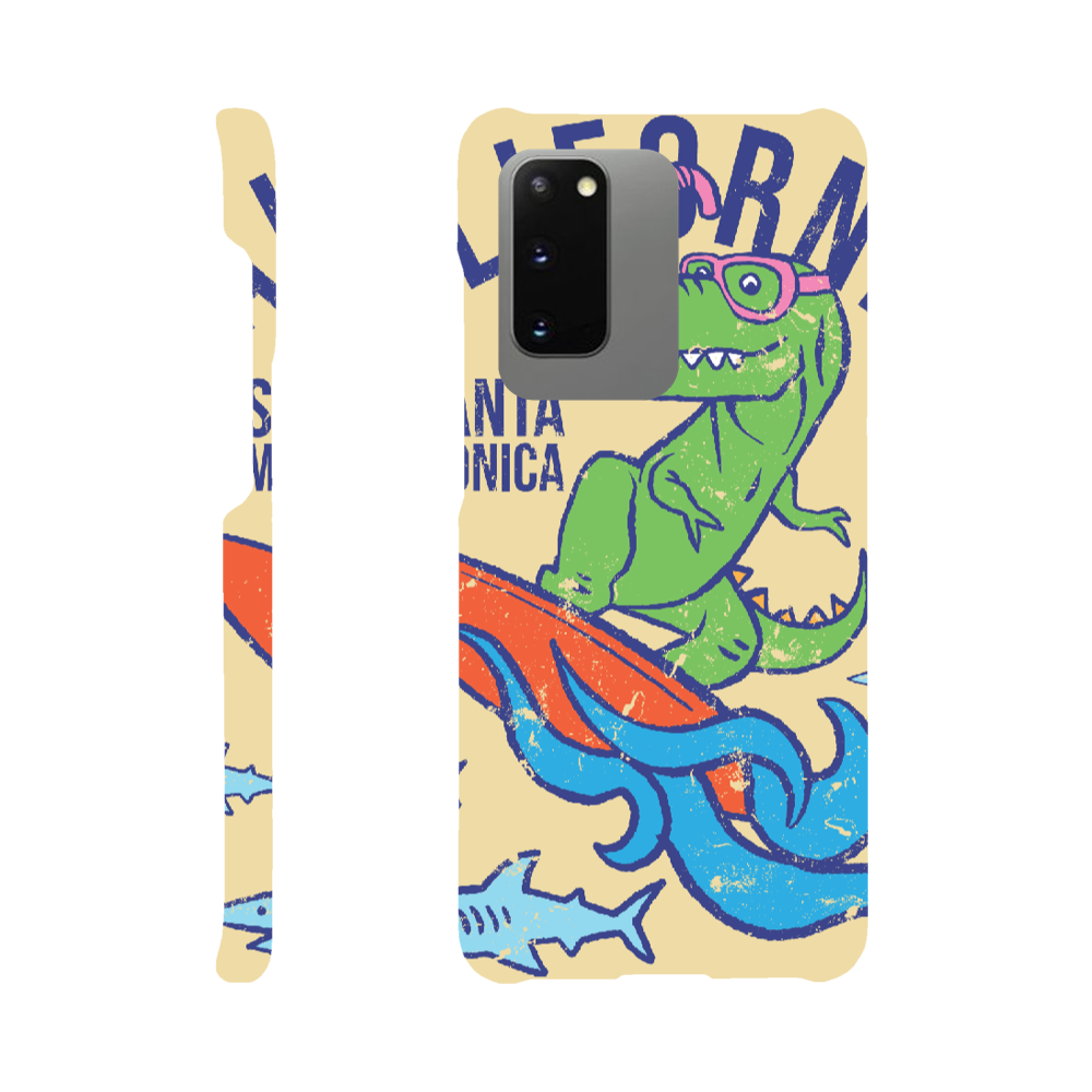 Surfing t-Rex Slim phone case Christmas gift